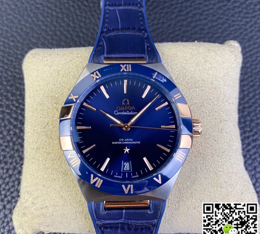 SBF Omega Constellation 131.23.41.21.03.001 VS Factory 1:1 Best Edition Replica Watch Blue Strap